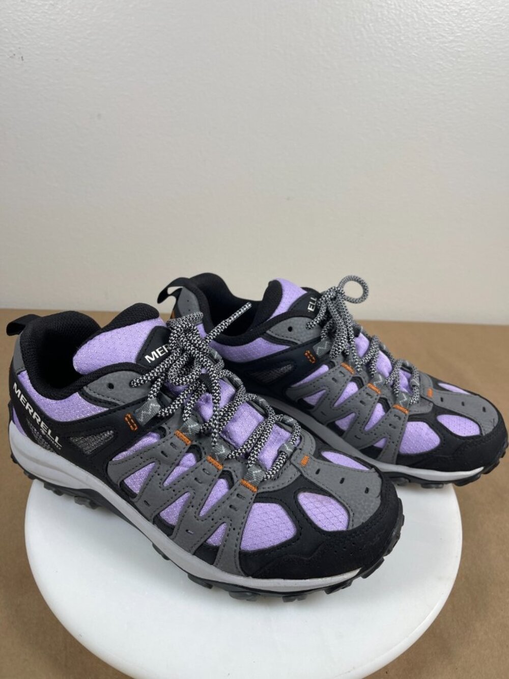 Merrell J037012 Gore-Tex Hiking Shoes Womens 7.5 Purple Gray Waterproof